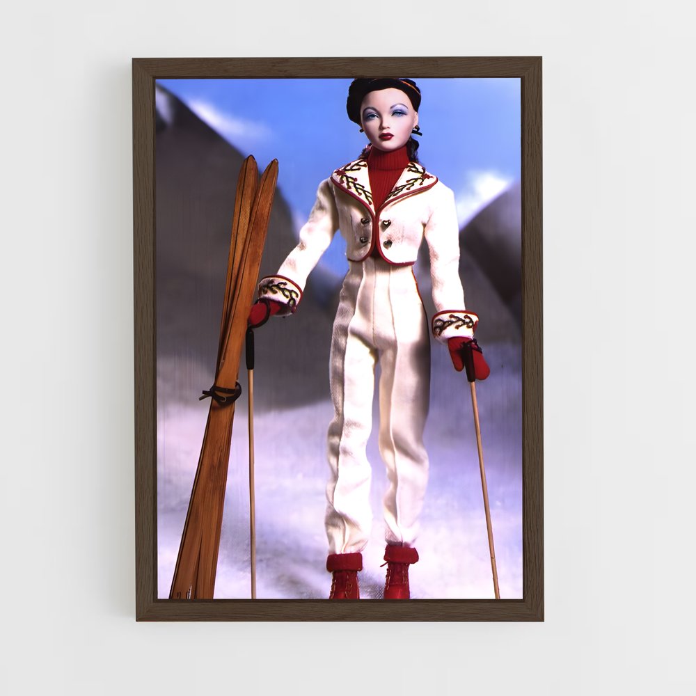 Poster Ski Doll Adventure – affiche Jeux Olympiques (vue 5)